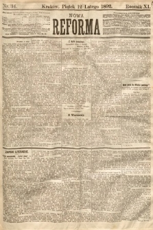 Nowa Reforma. 1892, nr 34