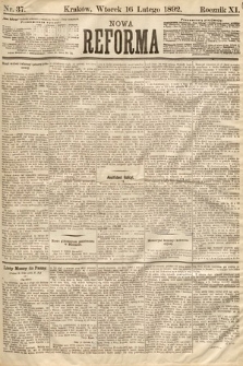 Nowa Reforma. 1892, nr 37