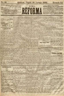Nowa Reforma. 1892, nr 46