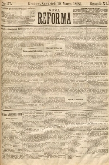 Nowa Reforma. 1892, nr 57