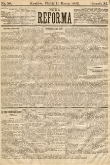Nowa Reforma. 1892, nr 58