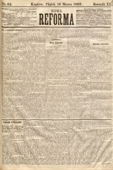 Nowa Reforma. 1892, nr 64