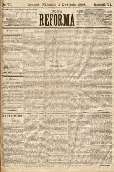 Nowa Reforma. 1892, nr 77