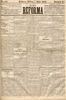 Nowa Reforma. 1892, nr 105