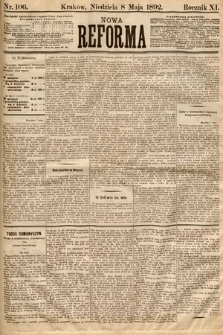 Nowa Reforma. 1892, nr 106
