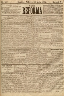 Nowa Reforma. 1892, nr 107