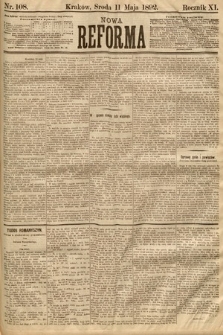 Nowa Reforma. 1892, nr 108
