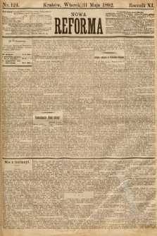 Nowa Reforma. 1892, nr 124