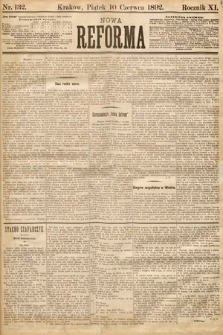 Nowa Reforma. 1892, nr 132