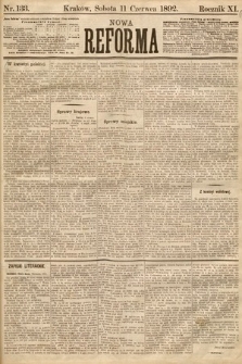 Nowa Reforma. 1892, nr 133