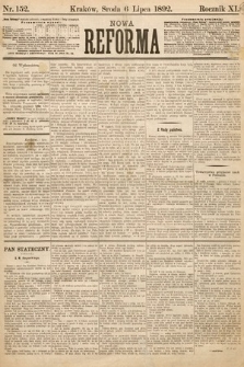 Nowa Reforma. 1892, nr 152