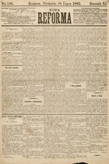 Nowa Reforma. 1892, nr 156