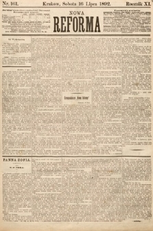 Nowa Reforma. 1892, nr 161