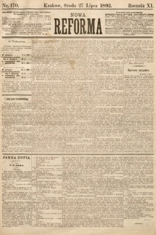 Nowa Reforma. 1892, nr 170