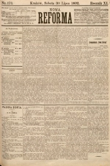 Nowa Reforma. 1892, nr 173