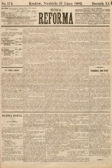 Nowa Reforma. 1892, nr 174