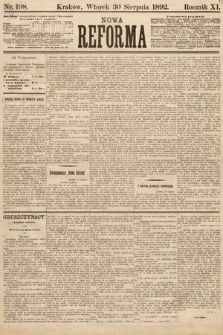 Nowa Reforma. 1892, nr 198