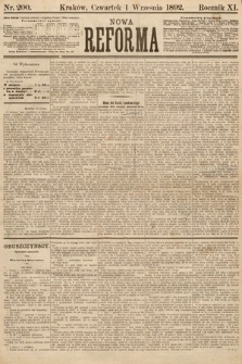 Nowa Reforma. 1892, nr 200