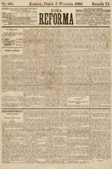 Nowa Reforma. 1892, nr 201