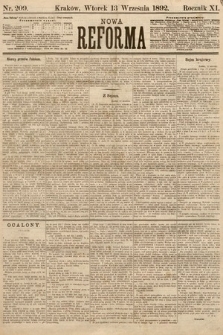 Nowa Reforma. 1892, nr 209