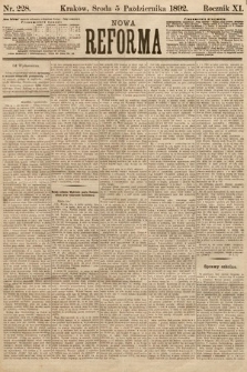 Nowa Reforma. 1892, nr 228