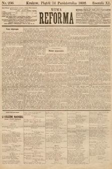 Nowa Reforma. 1892, nr 236
