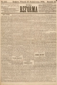 Nowa Reforma. 1892, nr 245