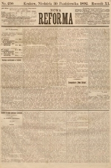 Nowa Reforma. 1892, nr 250