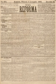 Nowa Reforma. 1892, nr 251