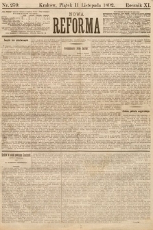 Nowa Reforma. 1892, nr 259