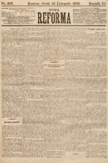 Nowa Reforma. 1892, nr 263