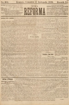 Nowa Reforma. 1892, nr 264