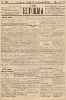 Nowa Reforma. 1892, nr 265