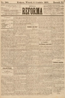 Nowa Reforma. 1892, nr 280