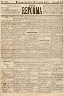 Nowa Reforma. 1892, nr 284