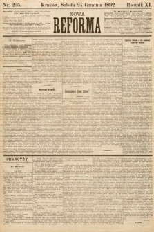 Nowa Reforma. 1892, nr 295