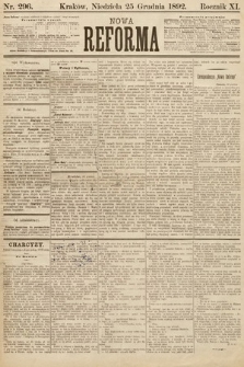 Nowa Reforma. 1892, nr 296