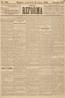 Nowa Reforma. 1893, nr 163