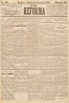 Nowa Reforma. 1893, nr 182