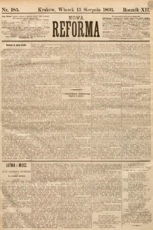 Nowa Reforma. 1893, nr 185
