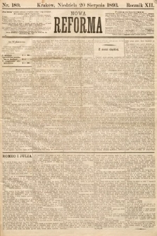 Nowa Reforma. 1893, nr 189