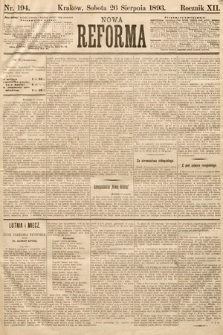 Nowa Reforma. 1893, nr 194