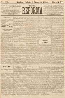 Nowa Reforma. 1893, nr 200