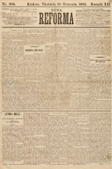 Nowa Reforma. 1893, nr 206