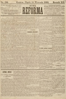 Nowa Reforma. 1893, nr 210