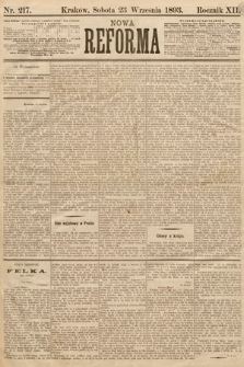 Nowa Reforma. 1893, nr 217