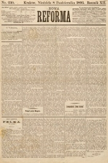 Nowa Reforma. 1893, nr 230