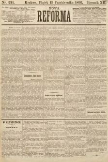 Nowa Reforma. 1893, nr 234
