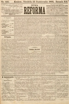 Nowa Reforma. 1893, nr 242