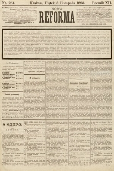 Nowa Reforma. 1893, nr 251